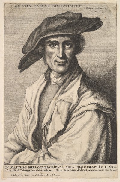 Hans von Zürich Goltshmidt, 1647. af Wenceslaus Hollar