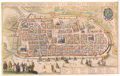 Hollar-Rostock af Wenceslaus Hollar
