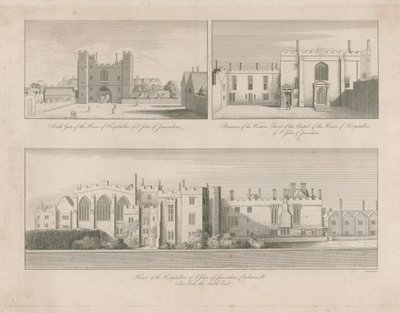 House of the Hospitallers of St John of Jerusalem, Clerkenwell af Wenceslaus Hollar