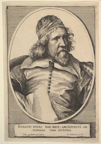 Inigo Jones, 1655. af Wenceslaus Hollar