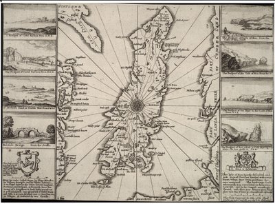 Isle of Man af Wenceslaus Hollar