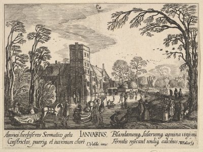 januar 1628-29. af Wenceslaus Hollar