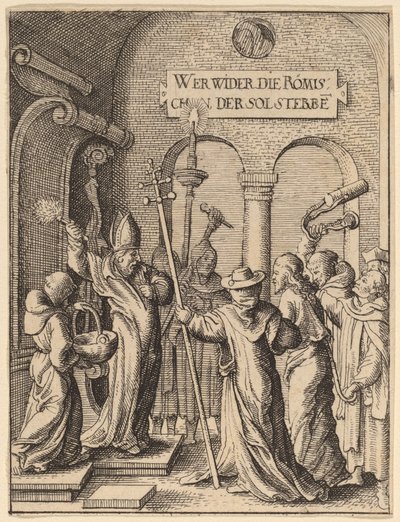 Jesus før Kajfas af Wenceslaus Hollar