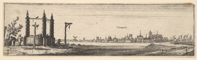 Kampen, 1642-44. af Wenceslaus Hollar