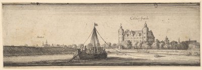 Kelsterbach Slot nær Hoechst am Main, 1642-44. af Wenceslaus Hollar