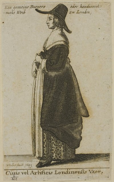 Londons kone af Wenceslaus Hollar