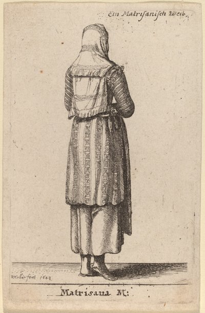 Matrisana M. af Wenceslaus Hollar
