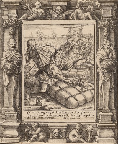 Købmand, 1651. af Wenceslaus Hollar