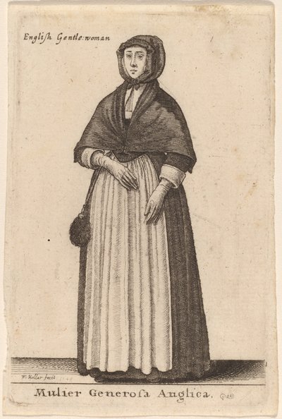 En generøs engelsk kvinde af Wenceslaus Hollar