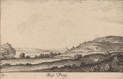 I nærheden af Prag, 1635. af Wenceslaus Hollar