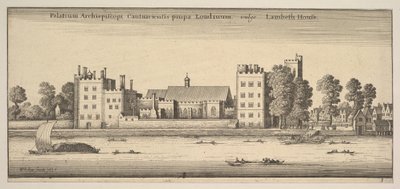 Palace of the Archbishop of Canterbury nær London Lambeth House Lambeth House: P..., 1647 af Wenceslaus Hollar