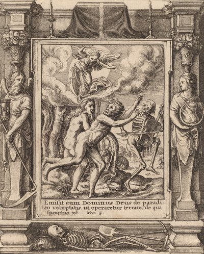 Det tabte paradis, 1651. af Wenceslaus Hollar