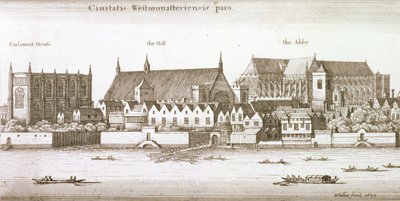En del af City of Westminster, 1647 af Wenceslaus Hollar