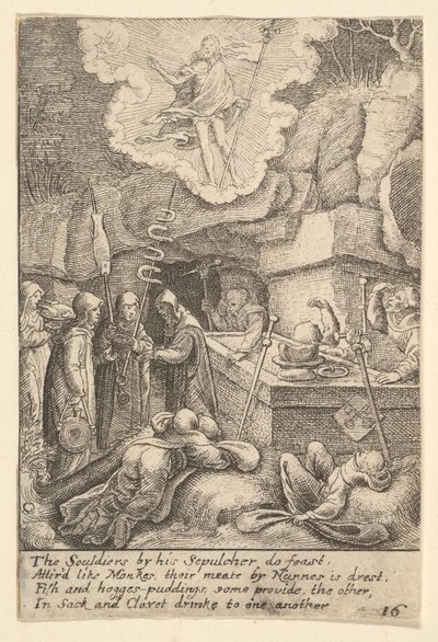 Opstandelse, 1625-77. af Wenceslaus Hollar