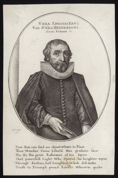 Pastor Alexander Henderson af Wenceslaus Hollar
