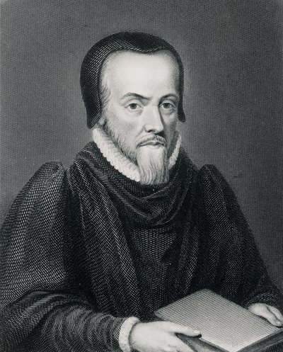 Richard Hooker (ca. 1554-1600), graveret af Edward Finden af Wenceslaus Hollar