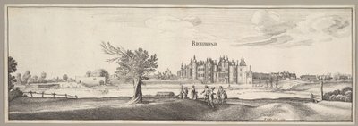 Richmond Palace, 1638. af Wenceslaus Hollar