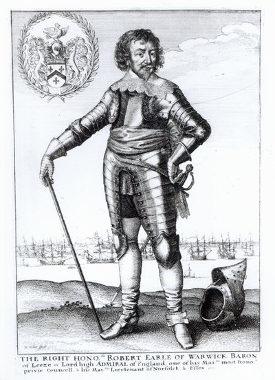 Robert Rich, 2. jarl af Warwick af Wenceslaus Hollar