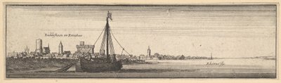 Rüdesheim, 1642-44. af Wenceslaus Hollar
