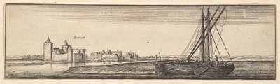 Ruhrort, 1642-44. af Wenceslaus Hollar