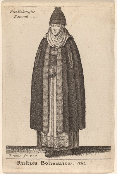 Bøhmisk land af Wenceslaus Hollar