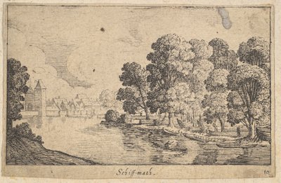 Schiff-math, 1625-77. af Wenceslaus Hollar