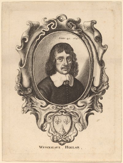 Selvportræt af Wenceslaus Hollar