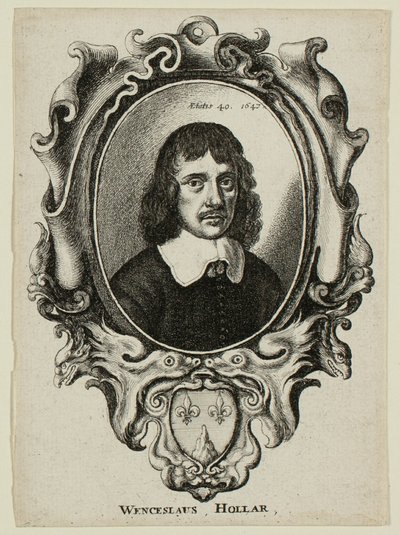 Selvportræt af Wenceslaus Hollar