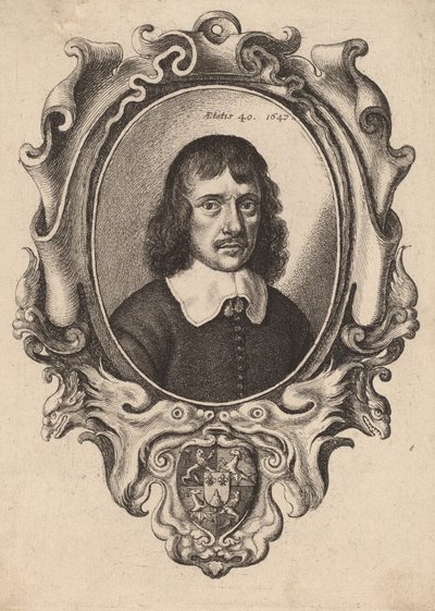 Selvportræt, 1647. af Wenceslaus Hollar