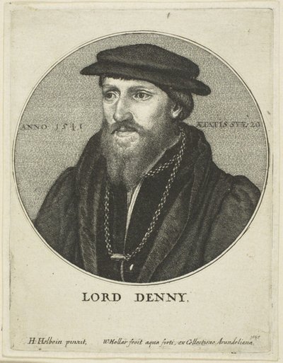 Sir Anthony Denny af Wenceslaus Hollar