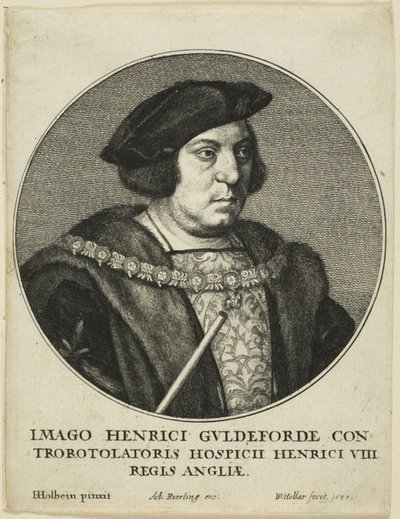 Sir Henry Guildford af Wenceslaus Hollar