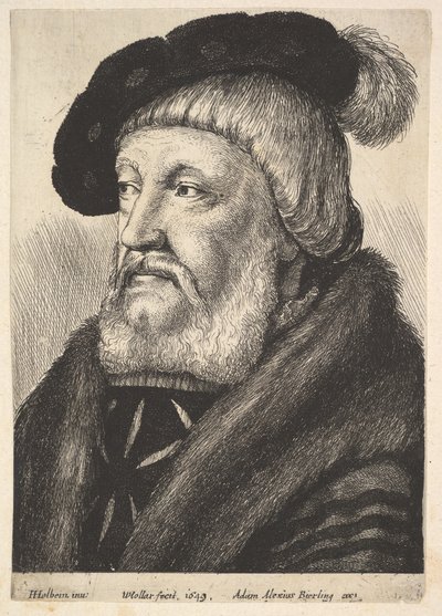 Sir William Butts, 1649. af Wenceslaus Hollar