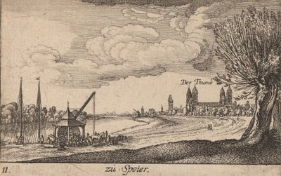 Speyer, 1635. af Wenceslaus Hollar