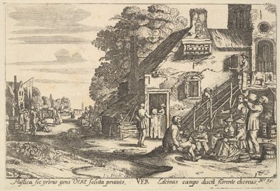 Forår, 1629. af Wenceslaus Hollar