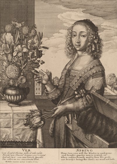 Forår, 1641. af Wenceslaus Hollar