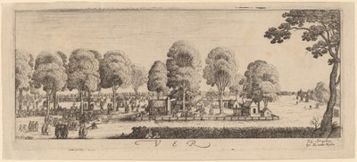 Forår: Skydebanen, ca. 16281629. af Wenceslaus Hollar