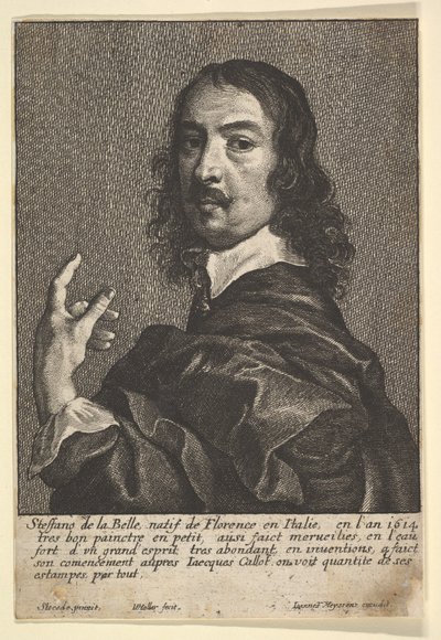 Stefano della Bella, 1649. af Wenceslaus Hollar