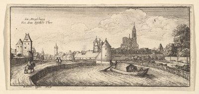Strasbourg, 1663-65. af Wenceslaus Hollar
