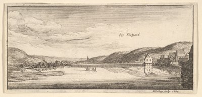 Stuttgart: Søen, 1663-65. af Wenceslaus Hollar
