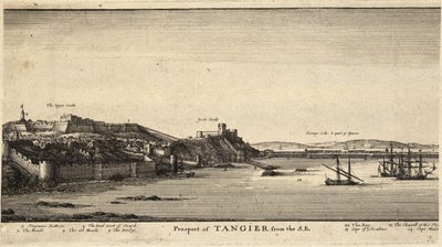 Tangier fra S.E.. Stat 2 af Wenceslaus Hollar