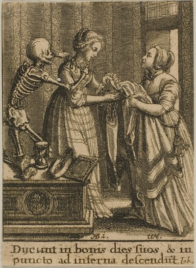 Bruden og Døden af Wenceslaus Hollar