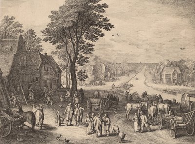 Kanalen, 1650. af Wenceslaus Hollar