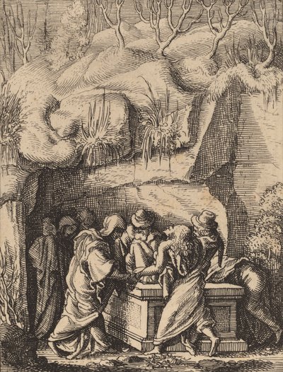 Begravelsen. af Wenceslaus Hollar