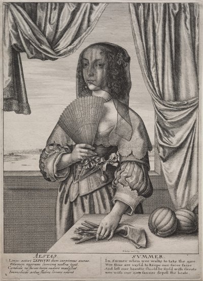 De fire årstider af Wenceslaus Hollar