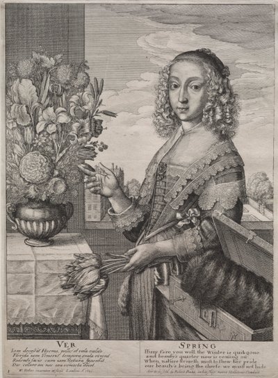 De fire årstider: Forår af Wenceslaus Hollar