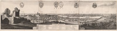 Den store udsigt over Prag af Wenceslaus Hollar