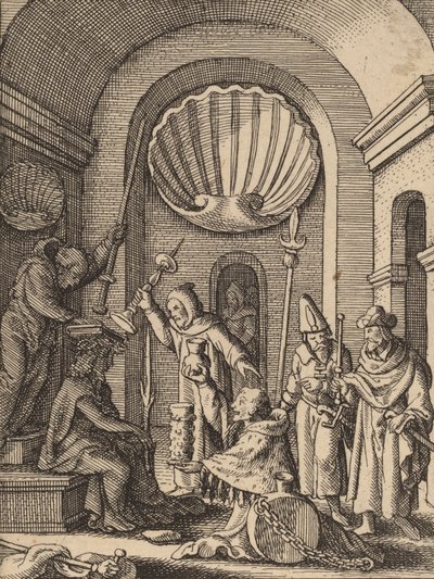 The Mocking. af Wenceslaus Hollar