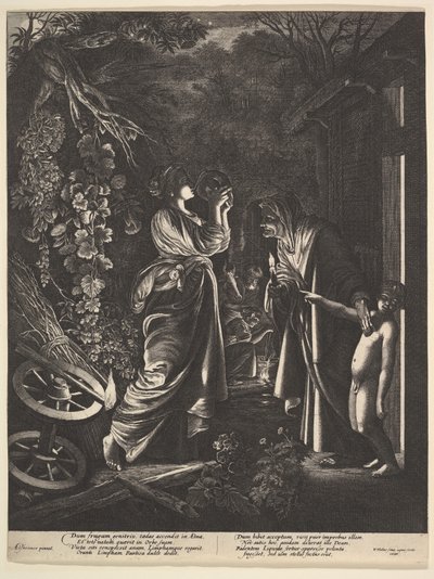 Bespottelsen af Ceres, 1646. af Wenceslaus Hollar