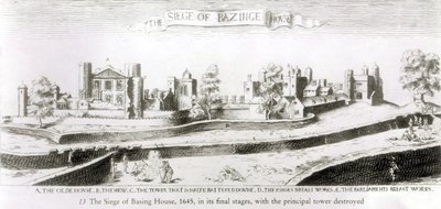 Belejringen af Basing House, 1645 af Wenceslaus Hollar