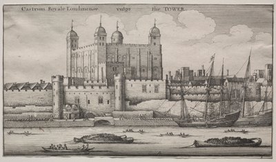 Tower, London. af Wenceslaus Hollar